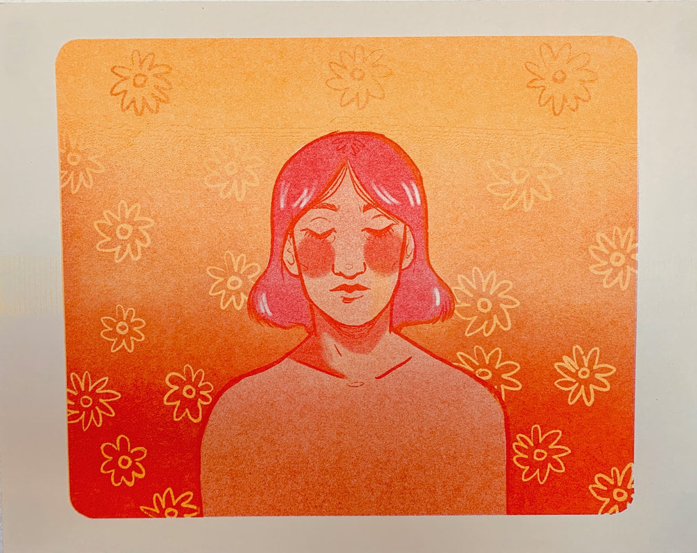 Caitlin Carcerano - Art - PRINT - 'Becoming the Sun