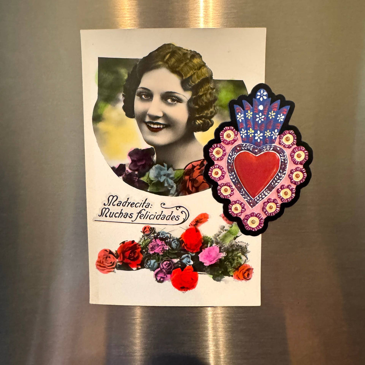 Red Heart Milagro Magnet,  USA