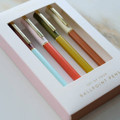 City Pallet Pens, Set of Four | CARTEGENA