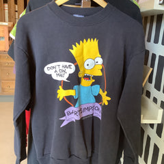 Flyby Provisions - Vintage Clothing - Vintage Bart Simpson crewneck