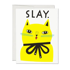 Red Cap Cards - Friendship Greeting Card - Slay