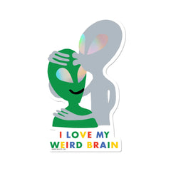 Red Cap Cards - Sticker - Weird Brain