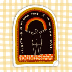 Rani Ban - Sticker - Everything In My Own Time And Way