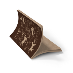 Wild Horses Kraft Layflat Notebook