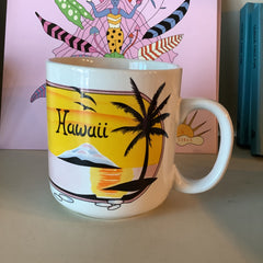 Vintage Glassware -  Vintage Hawaii Mug