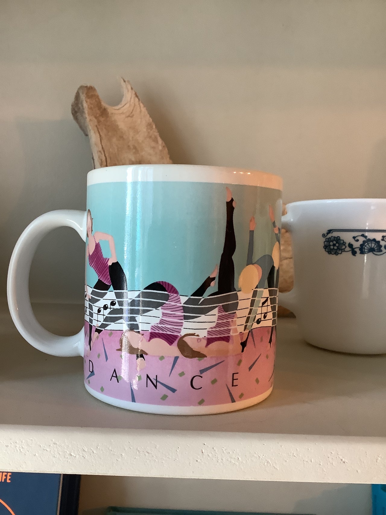 Vintage Glassware -  Vintage 1982 Dance Aerobics Mug