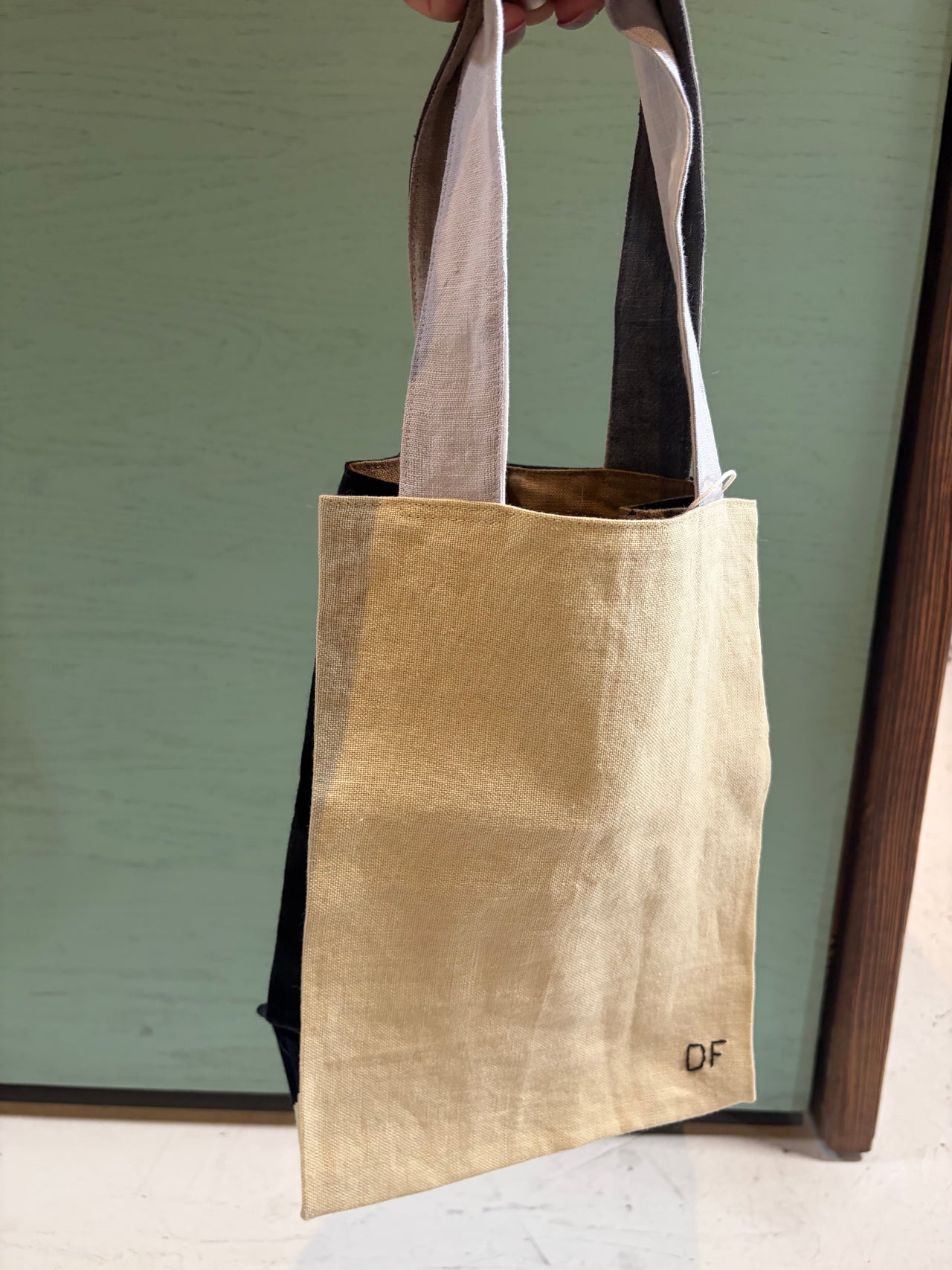 Linen Lunch Tote: Cowboy - Danica Favorito