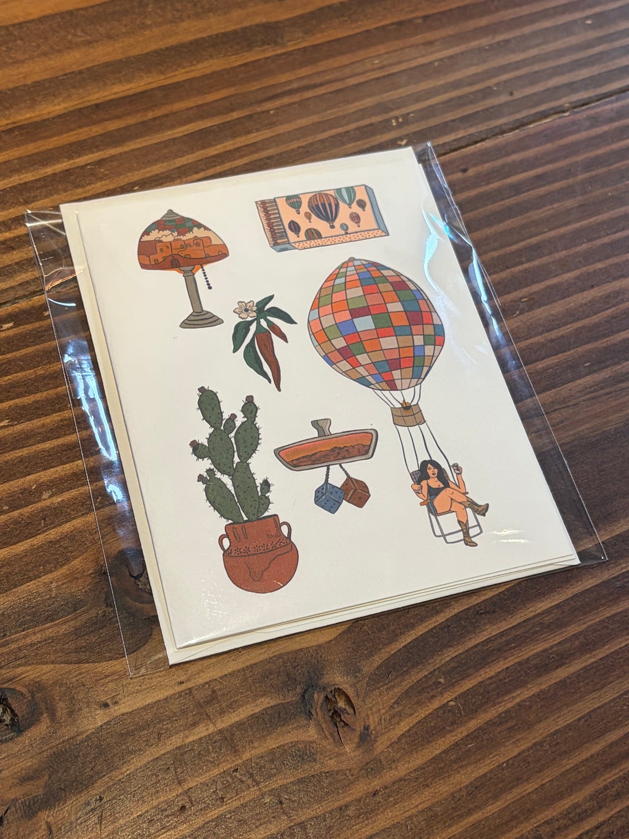 Greeting Card - Lost In The Sky