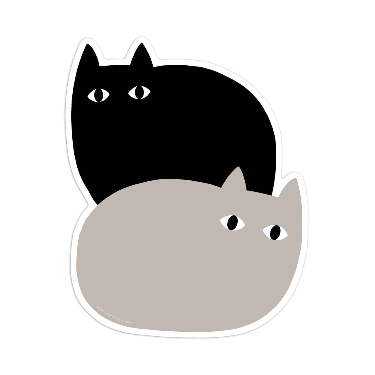 Worthwhile - Sticker - Loaf Cats