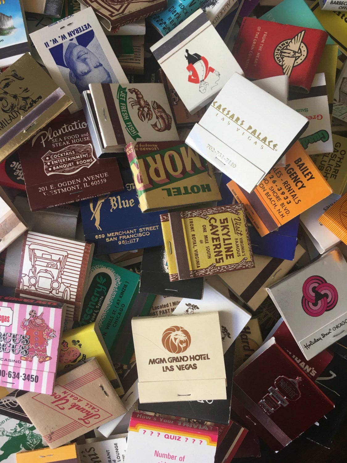 VINTAGE MATCHBOOKS