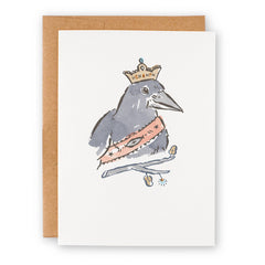 Crow Note Card
