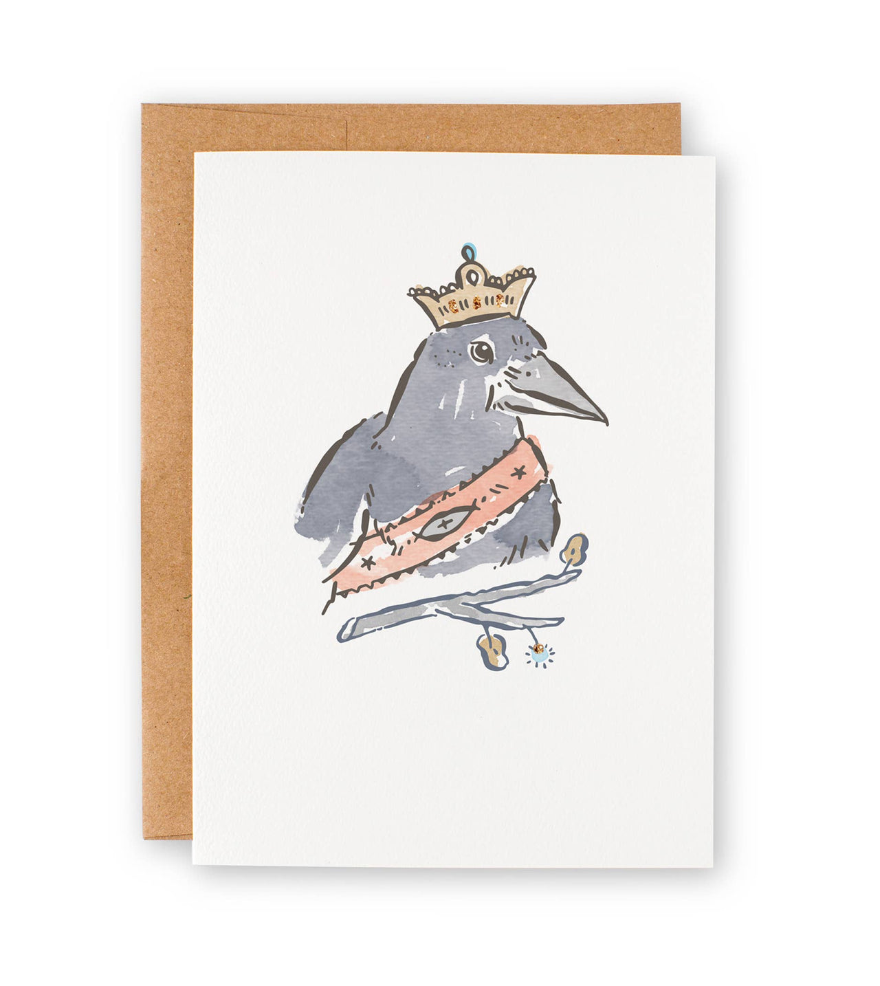 Crow Note Card