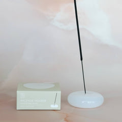Glass Bubble Incense Holder : Orchid Translucent