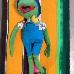 Flyby Provisions - Vintage Toys - 90s Kermit the Frog plushie