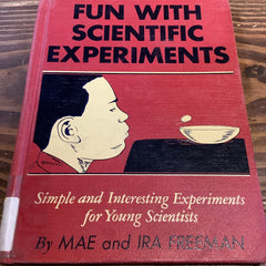 Vintage Books - 1960 FUN WITH SCIENTIFIC EXPERIMENTS