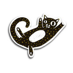 SPOTTED CAT Sticker