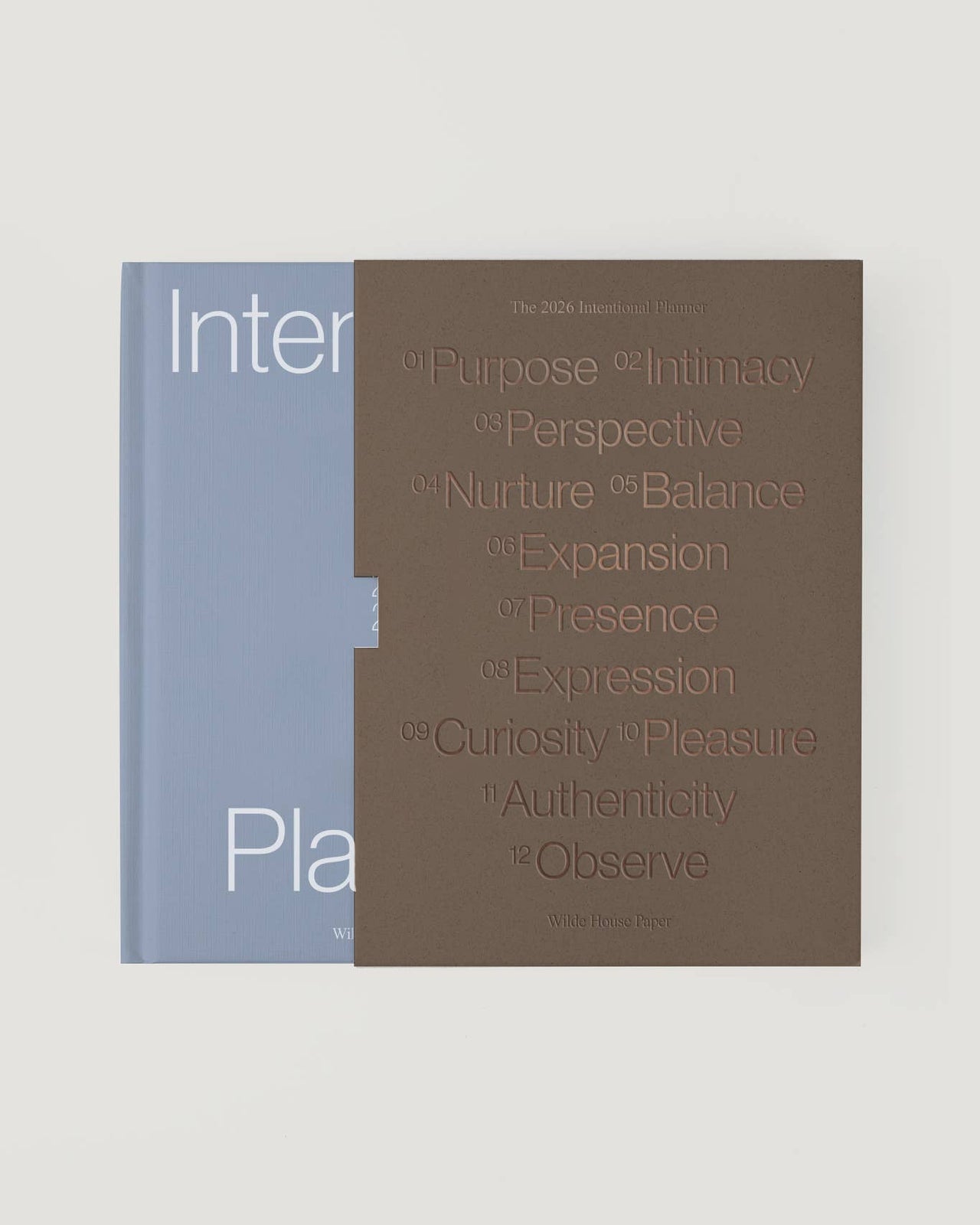 Wilde House Paper - 2026 Intentional Planner