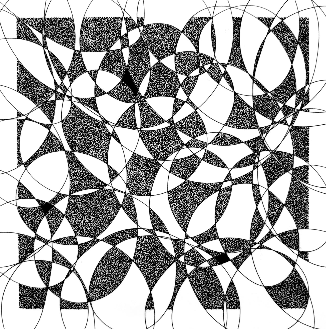 Breakthrough (Scribble Series) 6”x6”