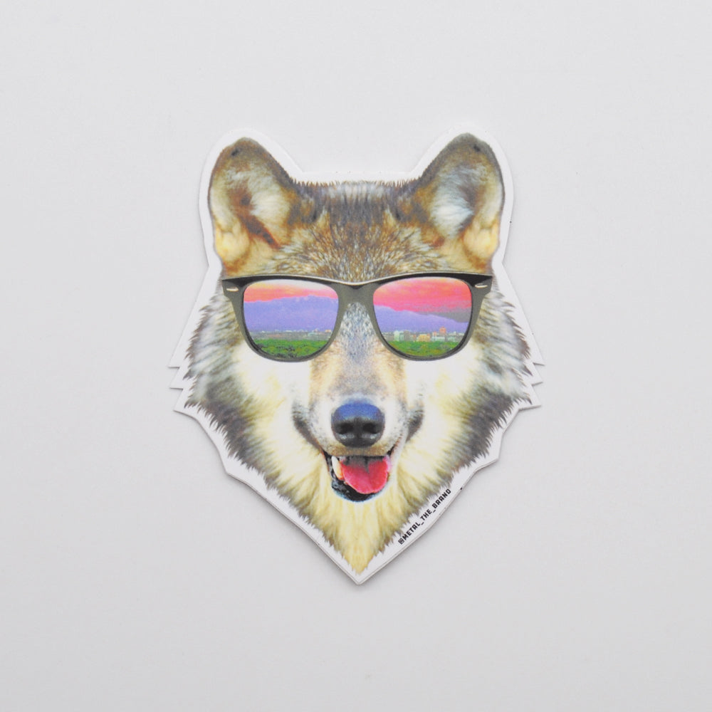 Metal - Sticker - Party Lobo Sticker