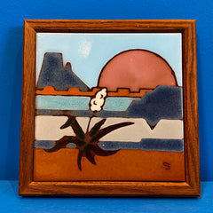 Vintage Rio Grande Framed Tile