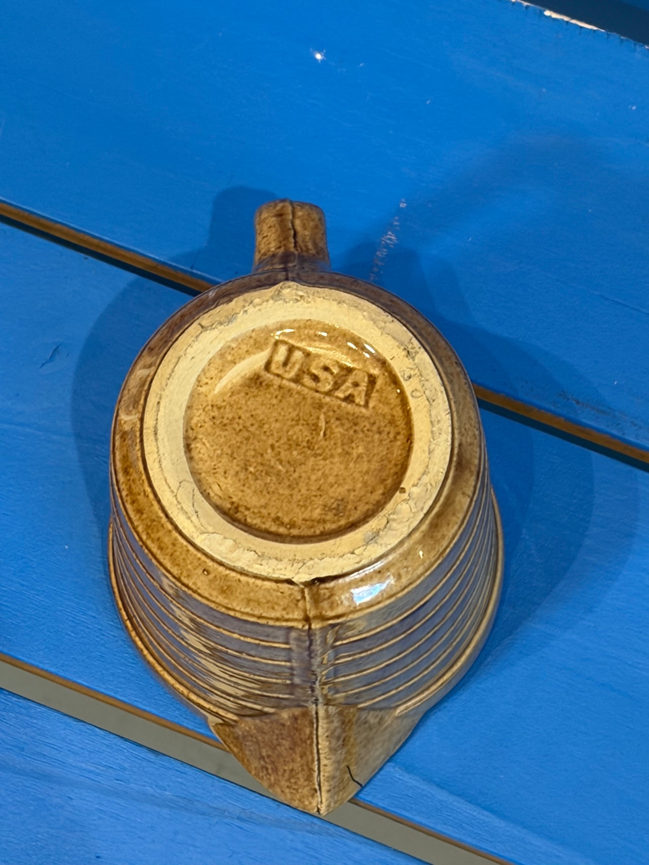 Vintage Ceramic “Cardboard” Pitcher