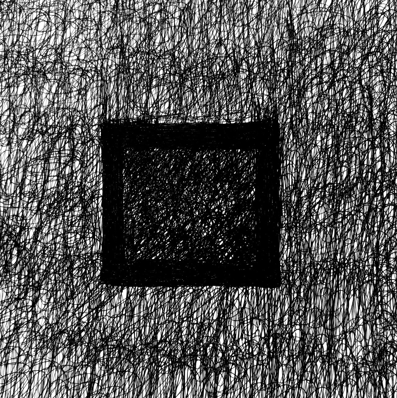 Nightfall (Scribble Series) 6”x6”