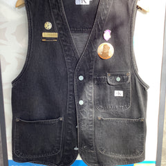 Apple Vintage - Vintage Clothing - Custom Hand-Painted “SAVE THE HUMANS”Graffiti Vest