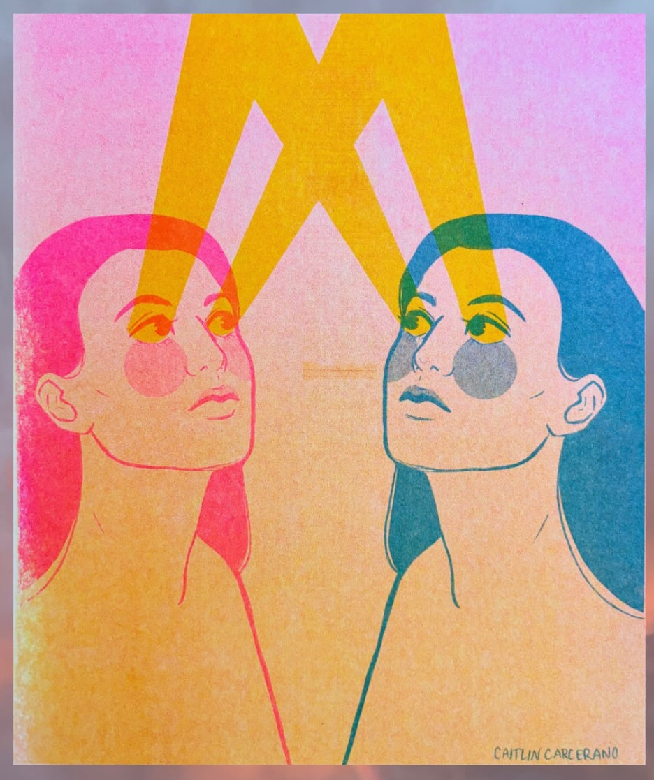 Caitlin Carcerano - Art - PRINT - 'Tracing the Lines