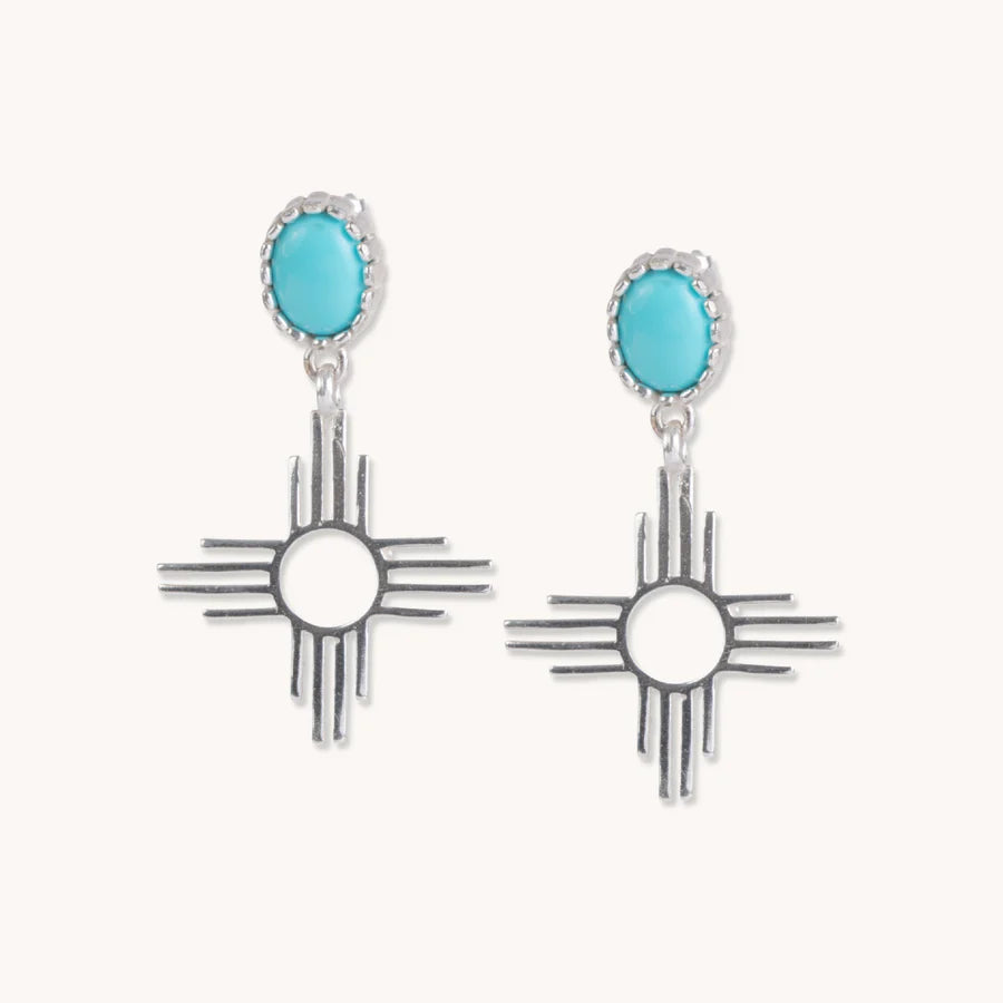 T. Skies - Turquoise Zia Earrings