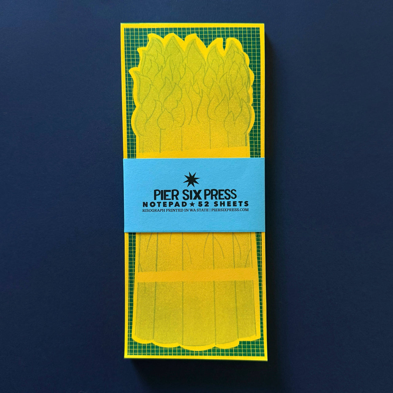 Asparagus - Risograph Market Notepad