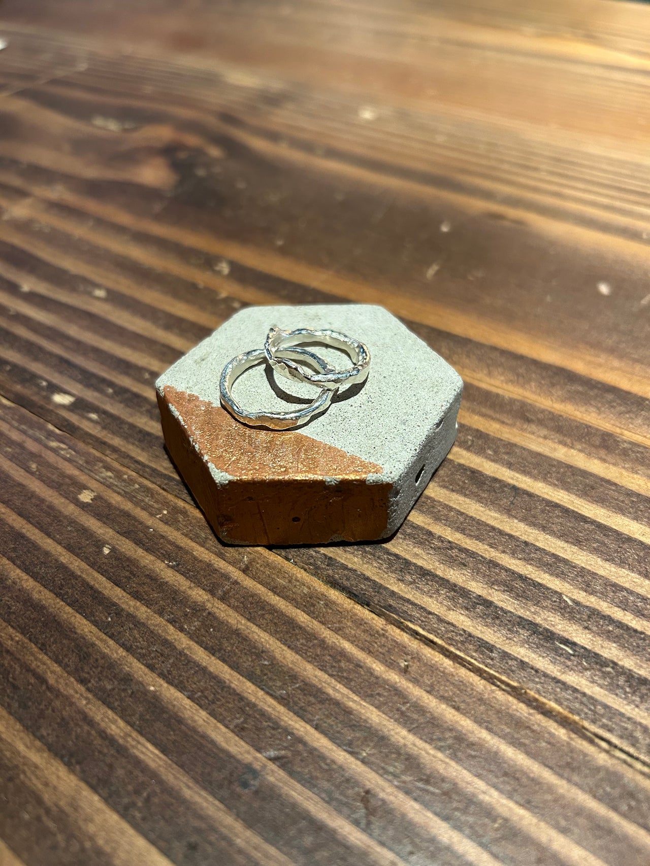 Platoro Designs - Ring - Polished Molten Silver Rings