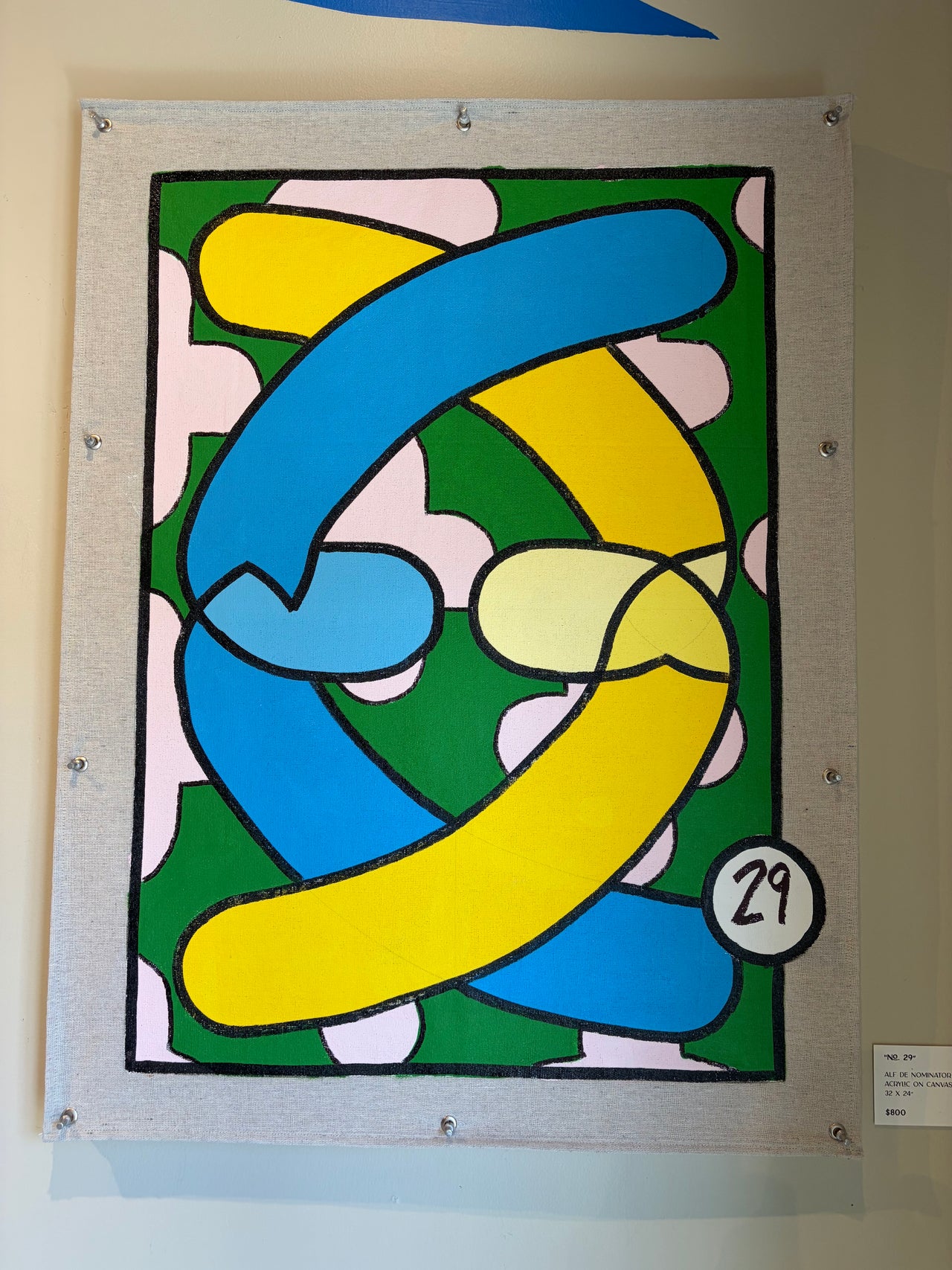 The Blue Wall - Alf De Nominator - No. 29 - 32”x24”