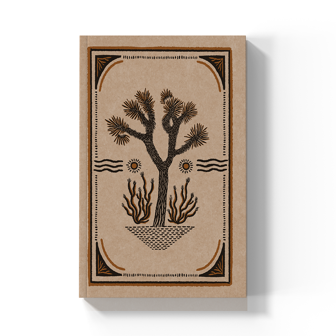RaycoDesign — Desert Sunrise Kraft Classic Layflat Notebook