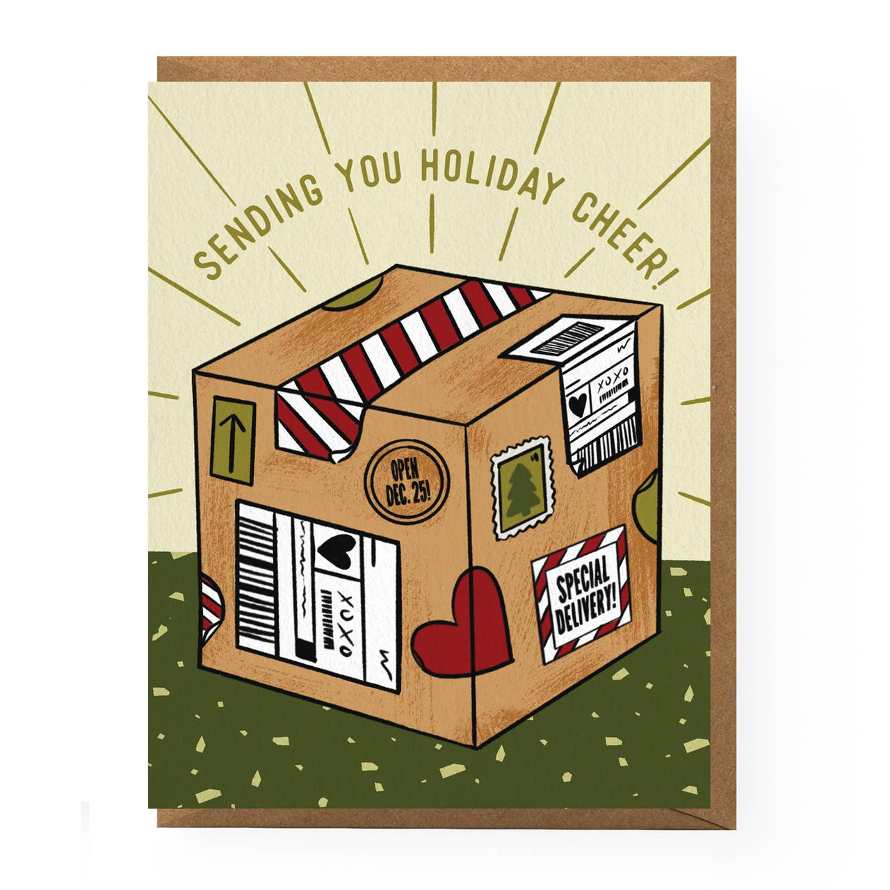 Boss Dotty - Sending You Holiday Cheer Greeting Card