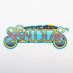 Metal- Sandias Sticker (Medium and Large)