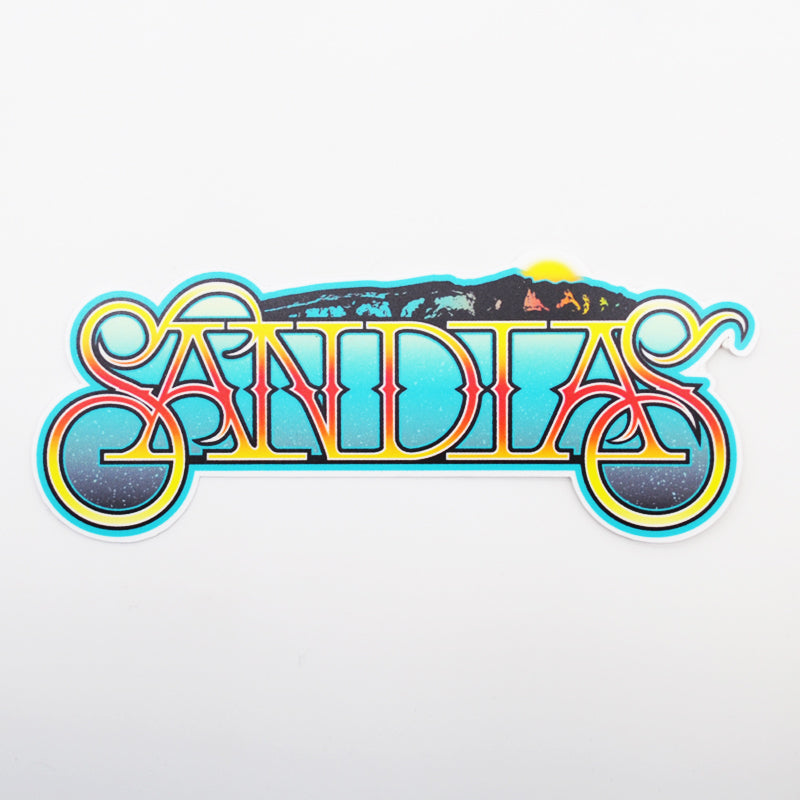 Metal- Sandias Sticker (Medium and Large)