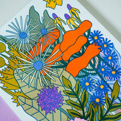 Free Them All - Prairie Risograph Art Print