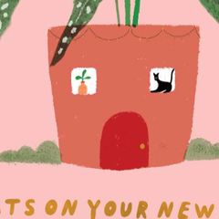 CASITA BEGONIA  - Greeting Card