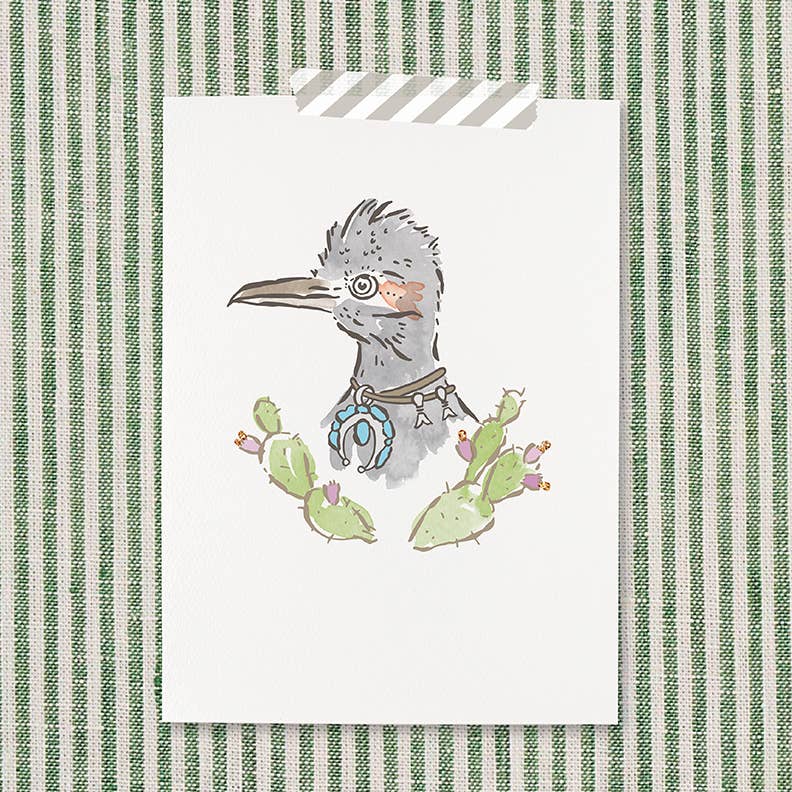 Roadrunner Note Card