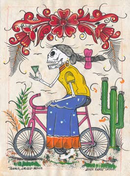 Ramos Bike Girl Magnet, USA
