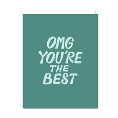 OMG Best - Thank You Gratitude Card