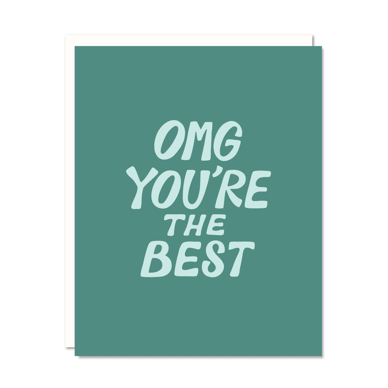 OMG Best - Thank You Gratitude Card
