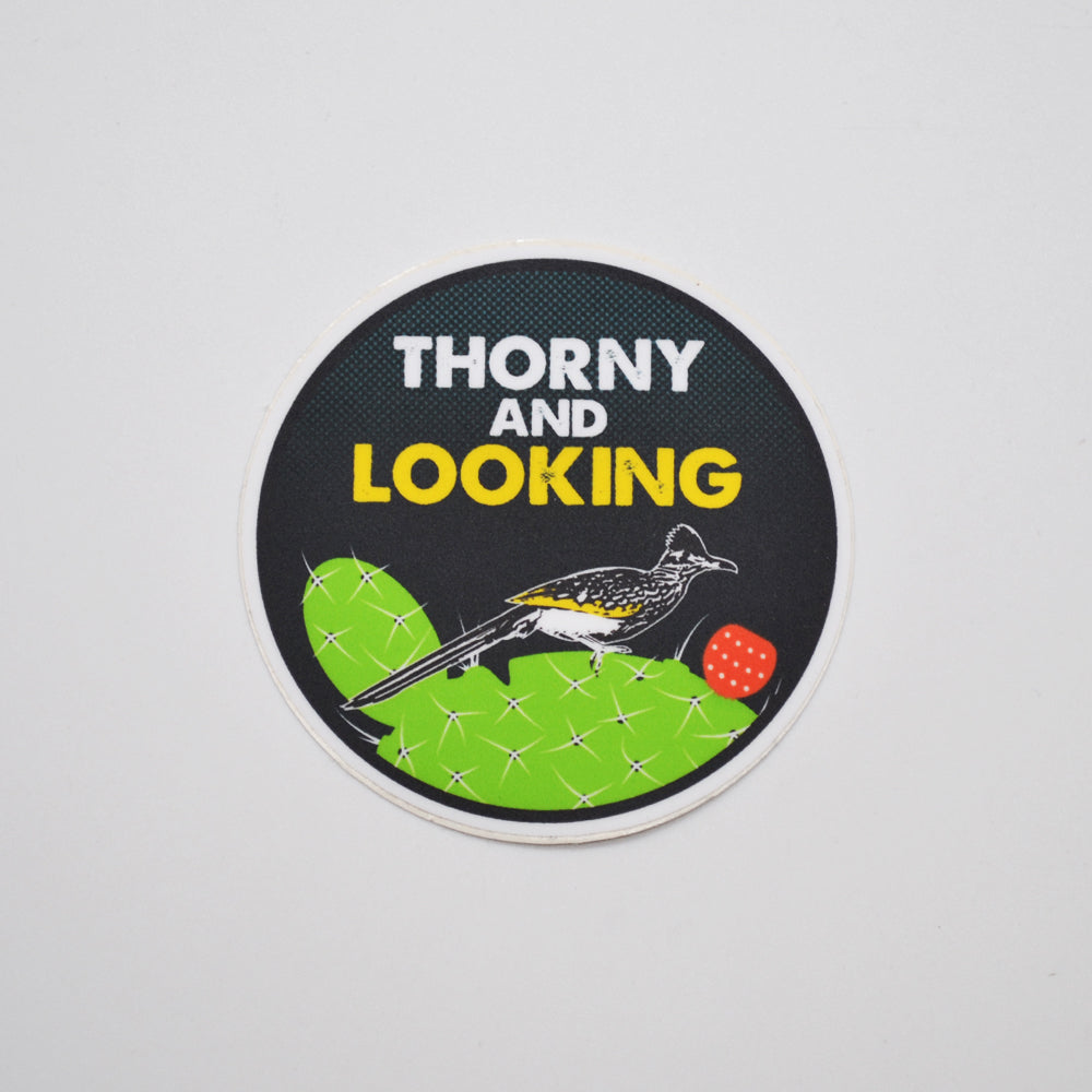 Metal- Thorny & Looking Sticker