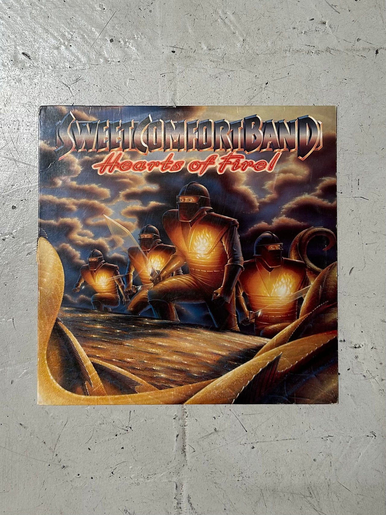 Flyby Provisions- Vintage Vinyl Record - “Hearts of Fire!” Sweet Comfort Band