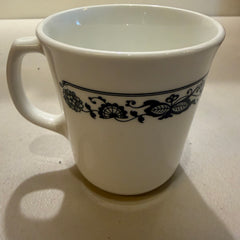 Vintage Blue Floral Mug