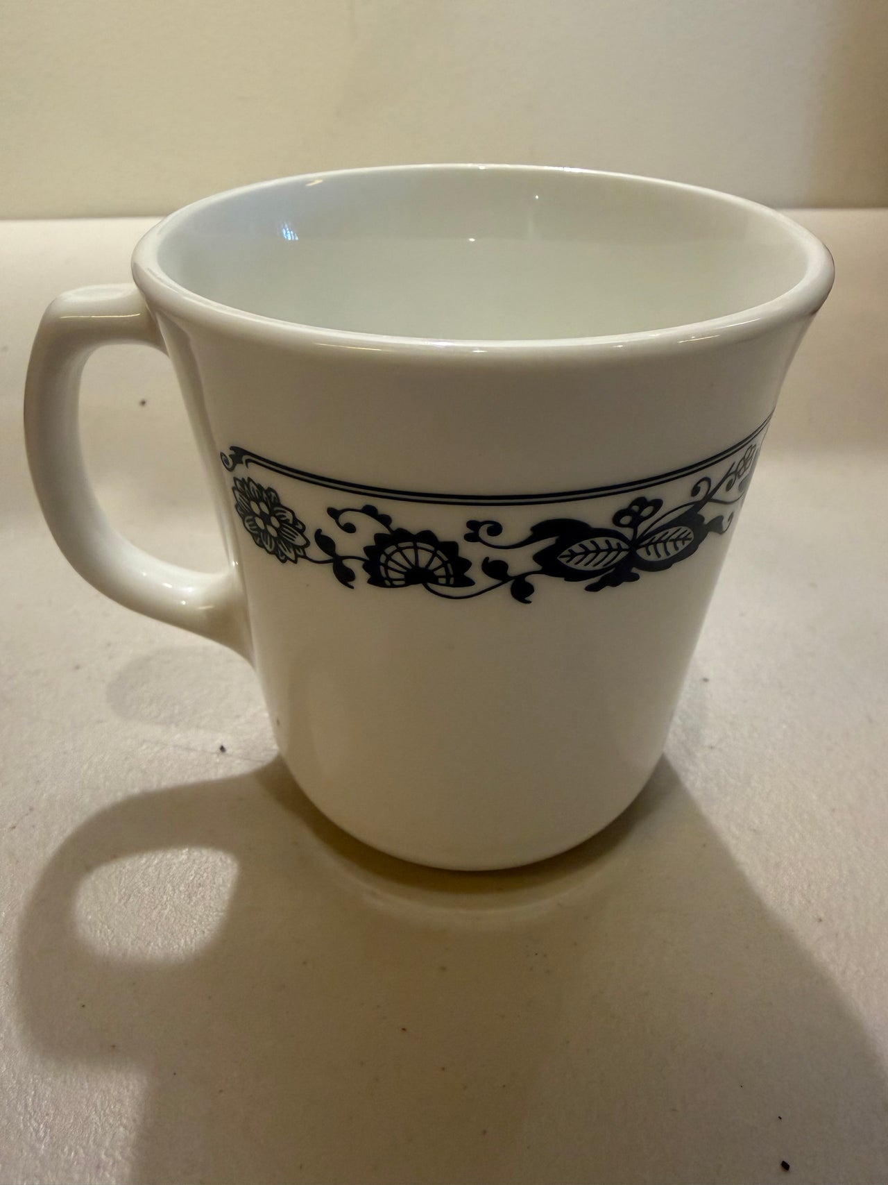 Vintage Blue Floral Mug