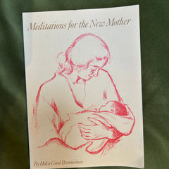 Flyby - Vintage book - Meditations for the New Mother
