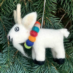Winding Road - Felt Ornaments - Goat