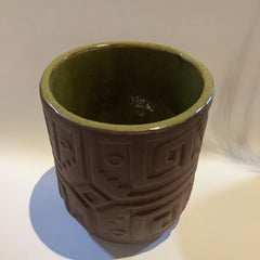 Ceramics By Marissa Wood - Ceramic Tea Cup - Green & Brown