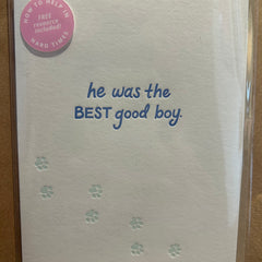 Odd Daughter - Greeting Card - He Was The Best Good Boy